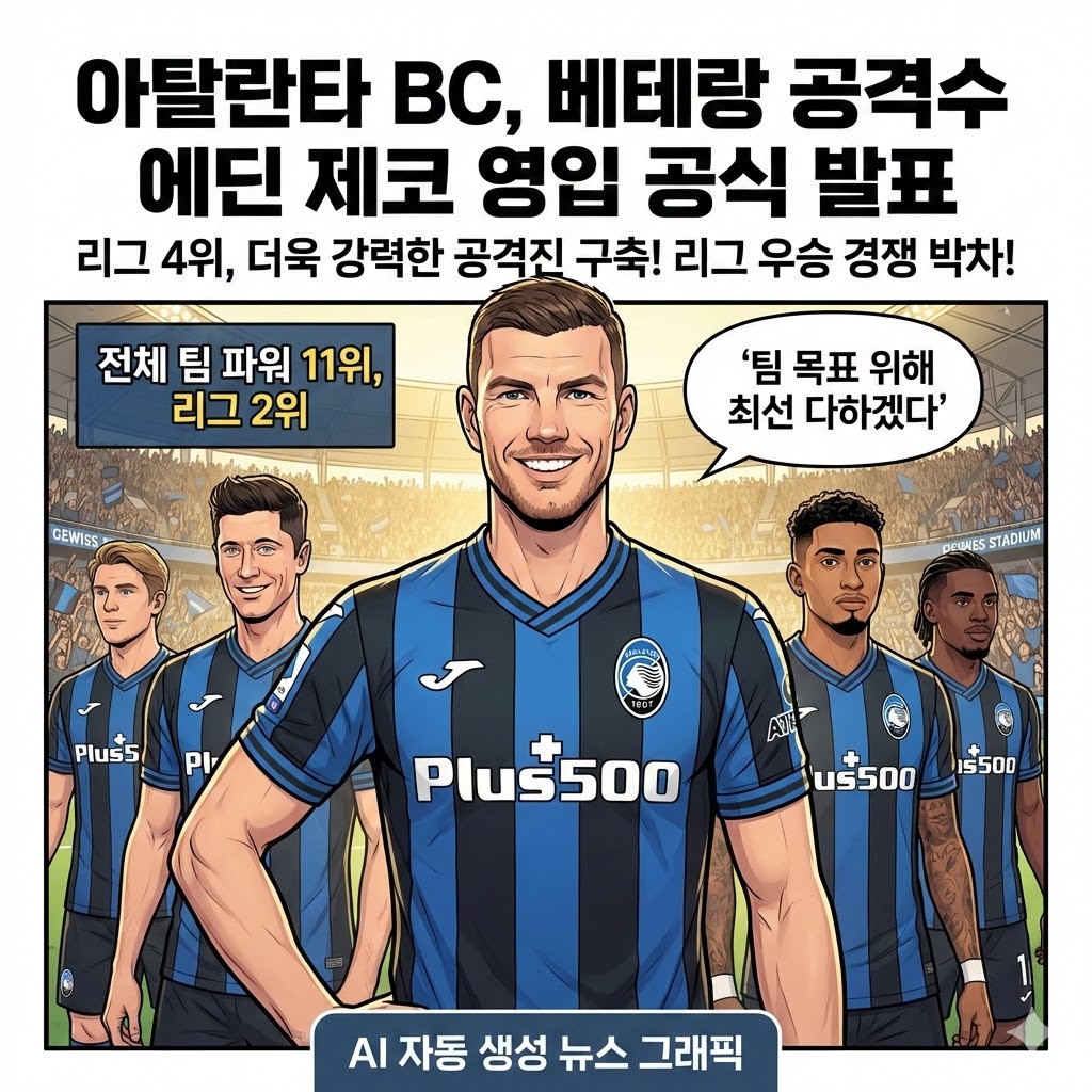 아탈란타, 제코 영입! 우승 DNA 심었다